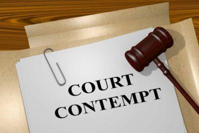 What Does Contempt Of Court Mean? David Gallagher Bail Bonds